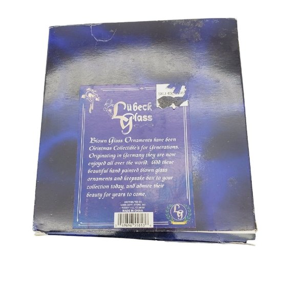 Lubeck Hand Painted Blown Glass  Ornament‎ Lights Up Christmas Holiday Caroler - Picture 4 of 7